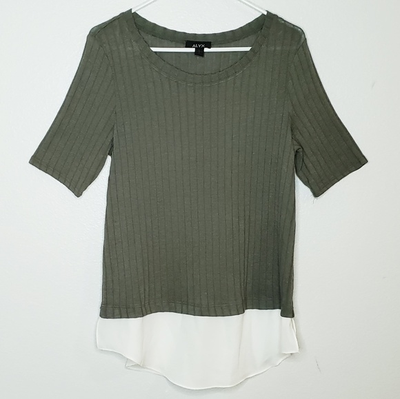 Alyx Tops - Alyx short sleeve top with mock undershirt size L